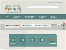 Tablet Screenshot of lehrmittelperlen.net